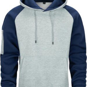Mens Hoodies Fleece Drawstring Hooded Pullover Sweatshirts for Men with Pocket