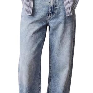 Men's Baggy Jeans Wide Leg Loose Fit Denim Pants Casual All Season Everyday Trousers Old Money Quiet Luxury Relaxed Fit