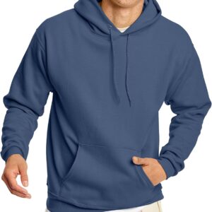 Hoodie, Midweight Fleece, Pullover Hooded Sweatshirt for Men