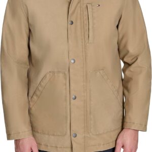 Men's Barn Jacket With Corduroy Collar